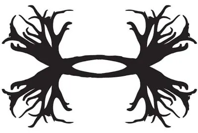 Under Armour Vinyl Decal Window Sticker Deer Antlers Horns Hunting Fishing  • $2.90