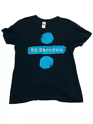 Ed Sheeran Divide Tour World Tour T-shirt Size Medium Unisex Adults Front & Back • $24.90