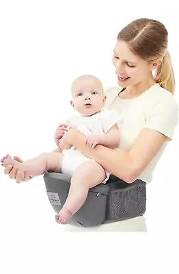 Bebamour Baby Carrier Hip Seat 0-36 Months Lightweight 3 In 1 Baby Carrier... • £0.99