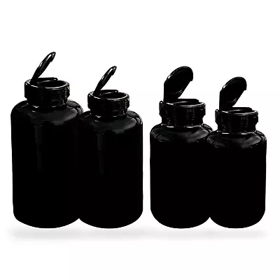 Empty Black Plastic Pill Bottles Medicine Container Vitamin Capsule • $119.95