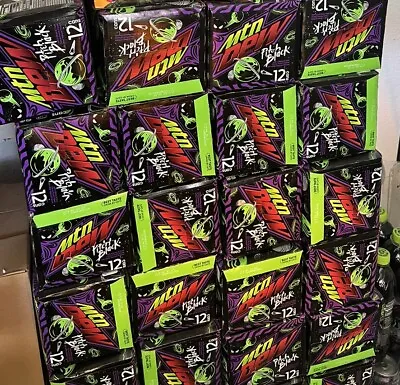 2023 Mountain Dew Pitch Black - 12 Pack Cans - Full Cans! • $23