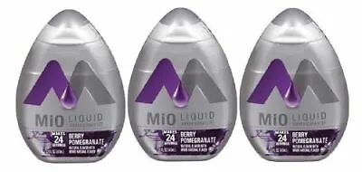 Mio Berry Pomegranate Liquid Water Enhancer 3 Bottle Pack • £23.11