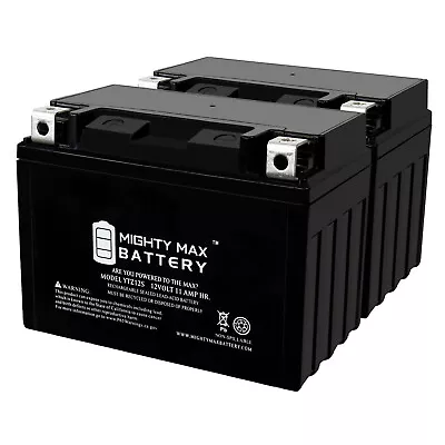 Mighty Max YTZ12S 12V 11Ah Battery Replaces Honda VFR800 V-TEC 07-13 - 2 Pack • $67.99