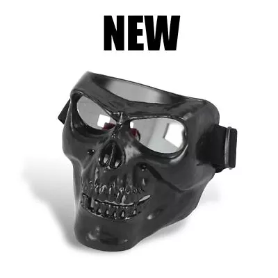 Goggles Skull Face Mask Eyewear Glasses Motorcycle Motocross Race ATV Dirt Bike • $12.98