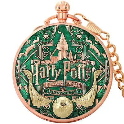 Antique Harry Potter Musical Quartz Pocket Watch For Men Women Pendant Chain • $15.95