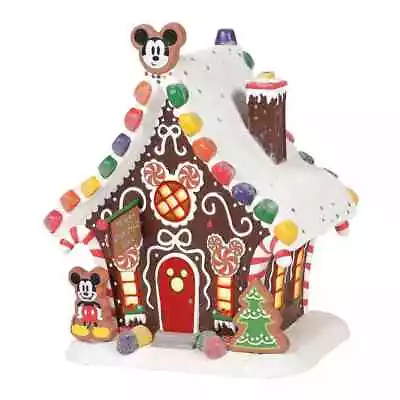 Dept 56 MICKEY'S GINGERBREAD HOUSE Disney Village 6001317 NEW IN BOX Mickeys • $112.41