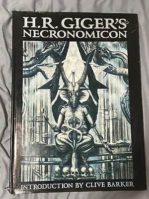 H.R. Giger's Necronomicon Hardcover 7th Morpheus Printing October 2001 DAMAGED • $120