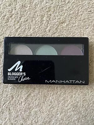 Manhattan Bloggers Choice Eye Shadow Trio Choose Shade Green Purple Pink Brown • £3.40