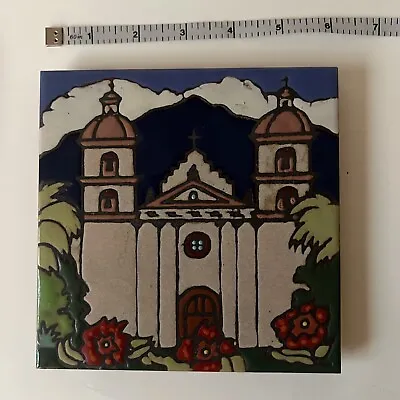 Mission Santa Barbara California  Tile Hand Painted.    Collectible • $9.25