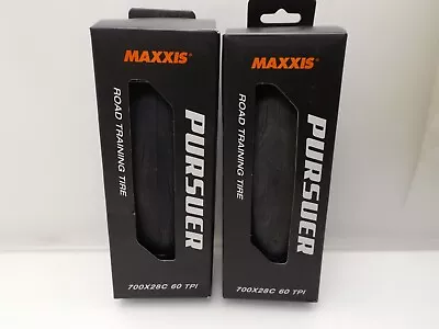 SET OF 2 Maxxis Pursuer Road Training Tire - 700x28c 60 TPI  • $69.99