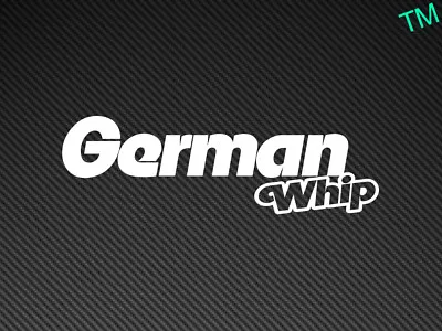 German Whip Car Sticker Vinyl Decal DUB Fits VW SKODA AUDI BMW • $2.80