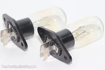 Microwave Oven Lamp Bulb Panasonic Universal TWO PACK X 2  25W 240V E610T5D00BP  • £8.69