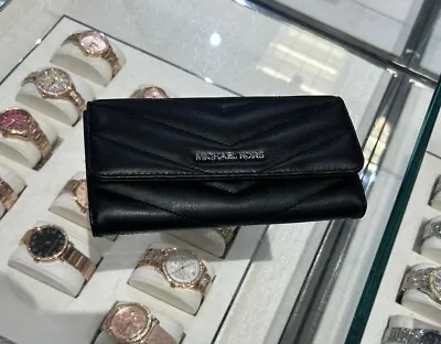Michael Kors Women Ladies Large Fashion Trifold Credit Card Holder Wallet Clutch • $77