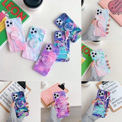 $11.99 • Buy 2023 Fr IPhone 14 13 12 11 Pro Max XS XR 8 7 Plus Marble Case With Bracket Cover