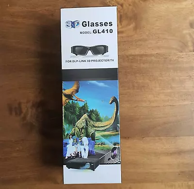 3D Active Glasses GL410 For DLP-Link 3D Projector / TV • £19.99