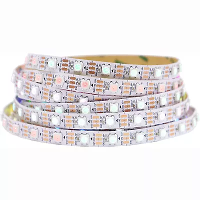 WS2812B LED Strip 5050 RGB 30/60/144LEDs/M Ws2812 IC Individual Addressable DC5V • $14.87