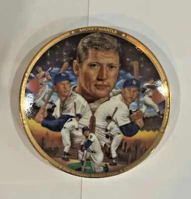 1989 Sports Impressions Mickey Mantle Greatest Switch Hitter Plate • $29.95