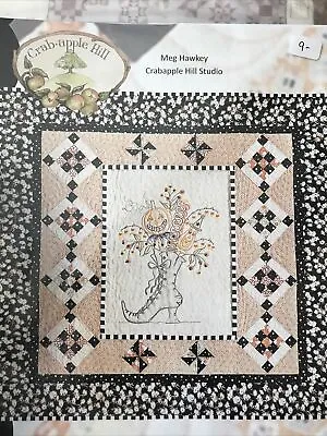 Crabapple Hill Studio-Quilt Pattern-WHICH WITCH'S BOOT-40 X32.5  OOP Meg Hawkey • $25.76