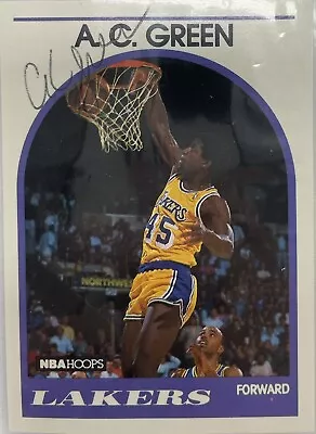 A.C. Green ~L.A. Lakers~ Signed Trading Card With JSA COA (UU97465) • $27.99