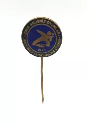 Vintage 1971 Turkish Shot Put Athletic Competion Stick Pin Turkey Ardeniz • $19.95