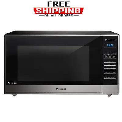 Panasonic 2.2 Cu. Ft. Stainless-Steel Microwave Oven With Inverter Technology • $229.71
