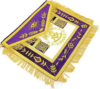 Masonic Grand Lodge Past Master APRON With Tassels  • $89.99