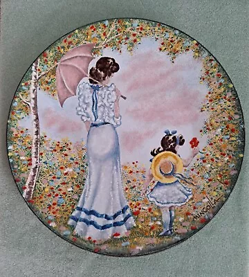 Dominic John Mingolla Crystal On Copper Plate 1979  FOR MOTHER  7500 # 177 • $45