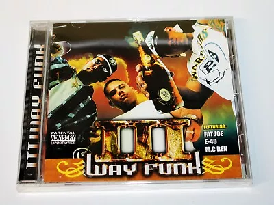 3 WAY FUNK  3 Way Funk  OUT OF PRINT SEALED CD Explicit 2004 E-40 MC Ren FAT JOE • $10.77