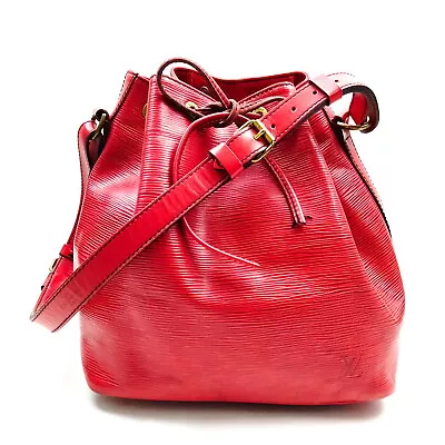 Louis Vuitton LV Shoulder Bag M44107 Petit Noe Red Epi 1372629 • $100