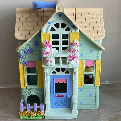 Fisher Price 2004 Doll House Loving Family Sweet Streets Country Cottage Vintage • $29.99