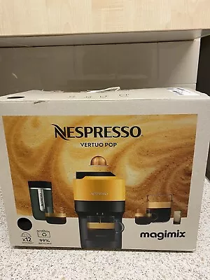 Nespresso Vertuo Pop Capsule Coffee Machine Pod By Magimix Black • £42.99