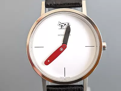 [New Battery] MONDAINE & VICTORINOX Limited Cow Swiss Quartz Men's Watch • $135