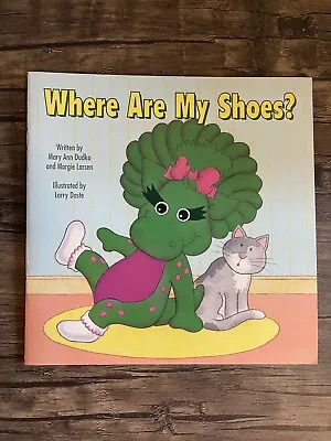 SIGNED COPY Baby Bop Where Are My Shoes Paperback Book Barney And Friends • $59.96