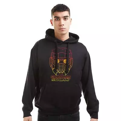 Marvel Mens Hoodie Guardians Of The Galaxy Star Lord Outline S-2XL Official • £29.99