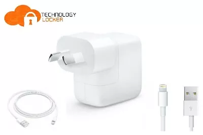 $301 • Buy Genuine Apple 10w USB Power Adapter Charger A1357 IPad W/ 1M USB Lightning Cable