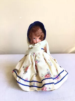 Vintage Nancy Ann Storybook Southern Maid Red Hair Red Lips Bisque Fashion Doll • $19.99