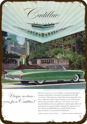 1960 CADILLAC ELDORADO Convertible Car Vintag-Look DECORATIVE REPLICA METAL SIGN • $24.99