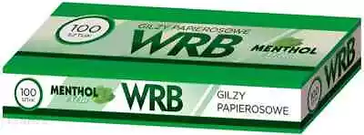 £13.99 • Buy 1000 (10*100) GREEN WRB MENTHOL EMPTY CIGARETTE FILTER TUBES Smoking Cigarette