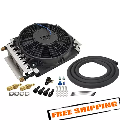 Derale 15900 16 Pass Electra-Cool Remote Transmission Cooler Kit -8AN Inlets • $258.99