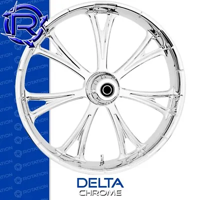 Suzuki M109R Rotation Delta Chrome Custom Motorcycle Wheels & Tires Package • $3610