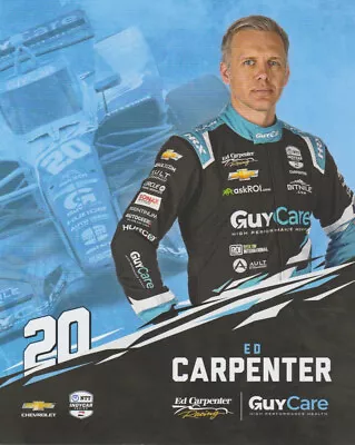 2024 Ed Carpenter GuyCare Chevy Dallara Indy Car Hero Card • $4.99