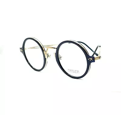 Matsuda M3127 Eyeglasses Color BG-NVY Brushed Gold-Navy Size 43 New • $495