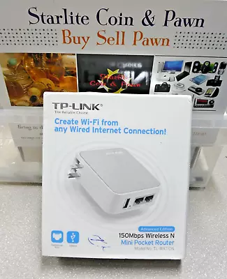 TP-Link 150 Mbps Wireless N Mini Pocket Router • $9.99