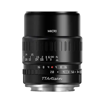 TTArtisan 40mm F/2.8 MACRO For Micro Four Thirds (M4/3 MFT) Camera =Black= • $119