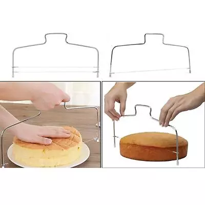 CAKE Slicer Bread Wire Line Cutting Kitchen Decor Baking Tool Leveller • £5.19