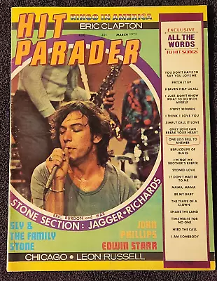 Hit Parader Song Magazine - March 1971 - Volume 30 Number 80 • $14.47