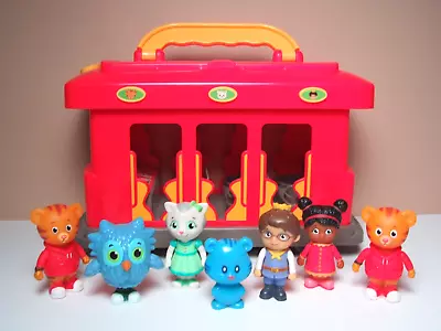 Daniel Tiger's Musical Neighborhood Trolley With 7 Figures - JAKKS 2015 • $19.95