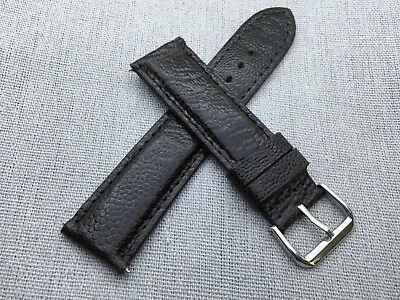 £23.99 • Buy Dark Brown Leather Watch Strap Genuine Ostrich Watch Band Men Handmade