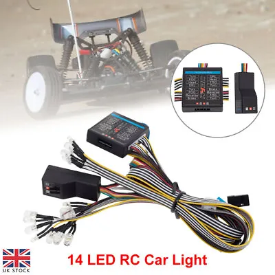 14 LED RC Car Light DIY Steering Light For 1/10 1/8 Scale Model RC Car Truck UK • £16.99
