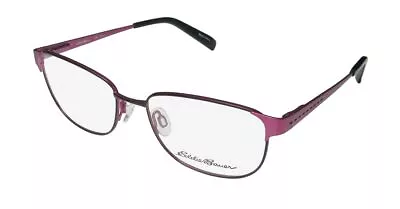 New Eddie Bauer 32206 Glasses Designer Womens Metal Bk Full-rim 52-16-135 Black • $19.95